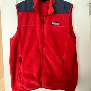 Vineyard Vines Men’s Fleece “Shep” style Vest XL